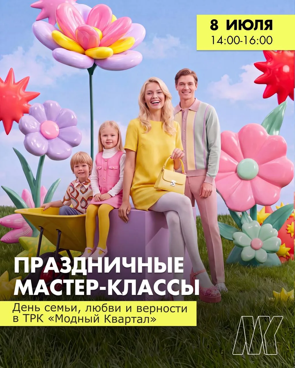 Самый семейный день этого лета отметим в ТРК «Модный Квартал» 💛