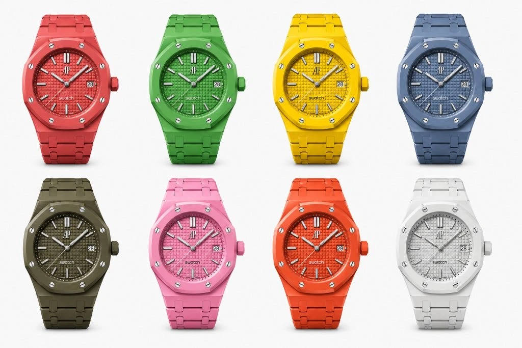 ⚡️Audemars Piguet и Swatch официально объявили о коллаборации — 16 мая мир увидит часы ...