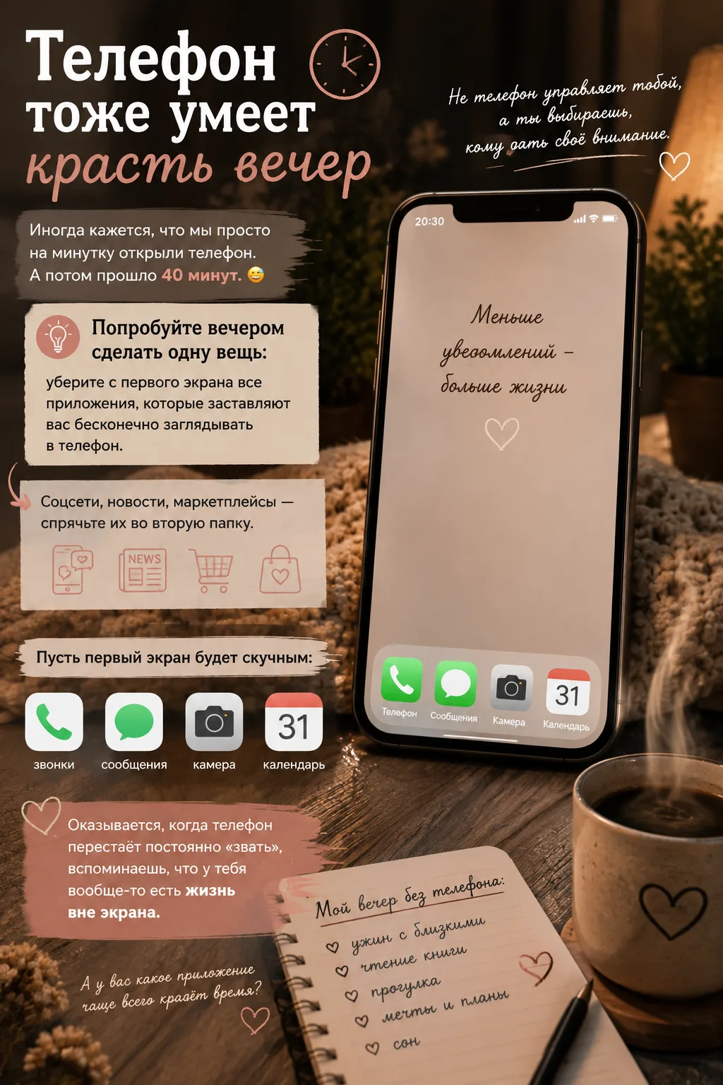 📱 Телефон тоже умеет красть вечер