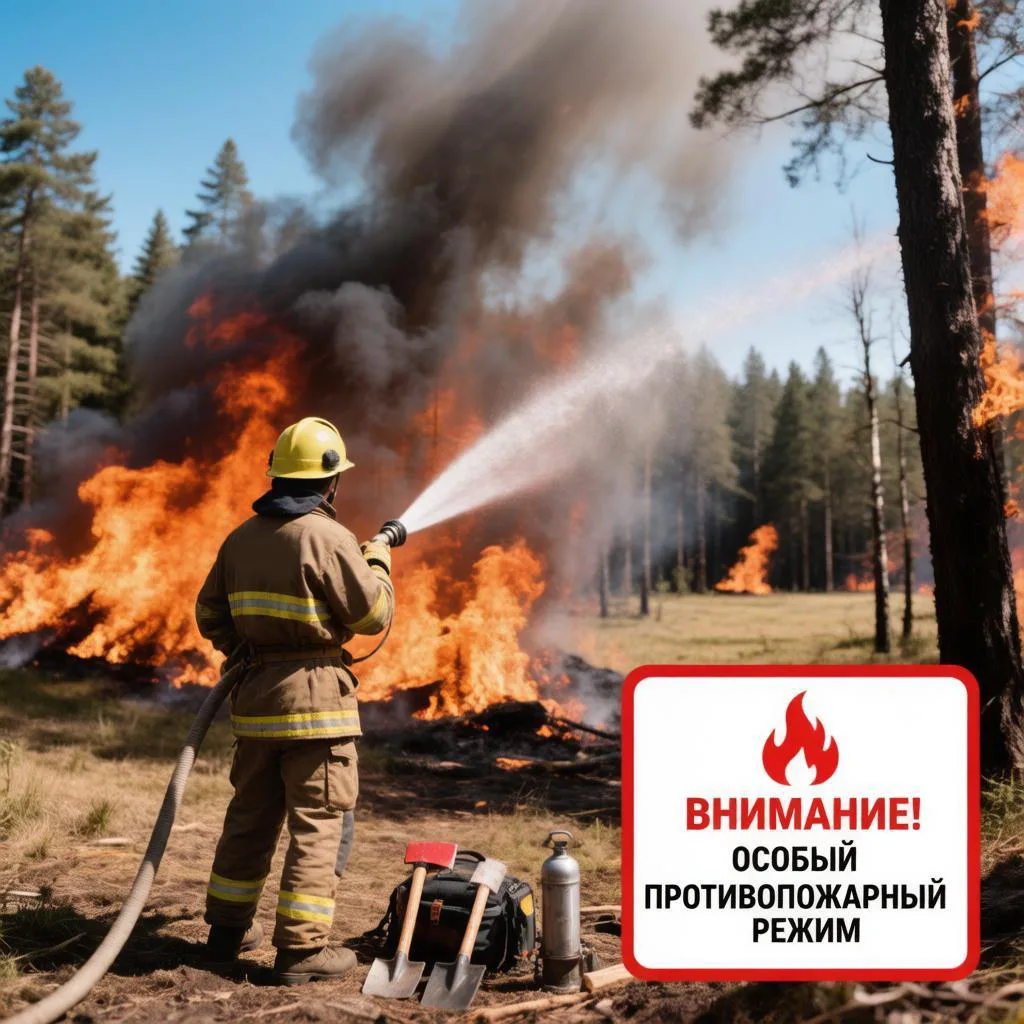 🚫ВНИМАНИЕ! Особый противопожарный режим в Пронском округе