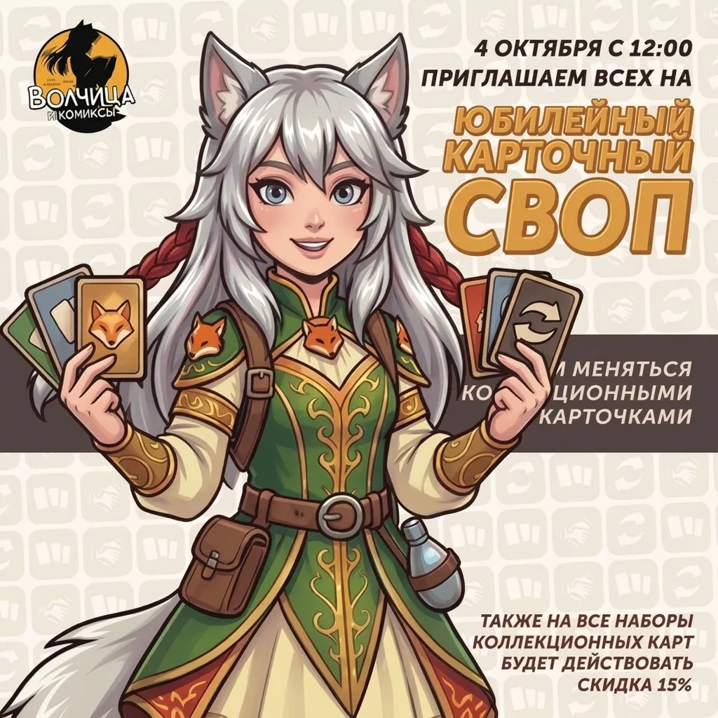 Напоминаем, что СВОП уже в это воскресенье! Готовьте свои карточки!