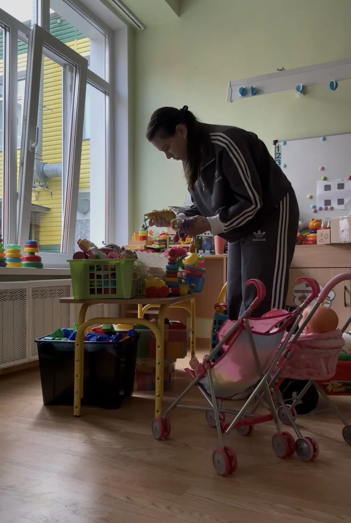 Сегодня ходила в группу к Марку, нужно всё там отмыть до сентября, чтобы детки пришли у...