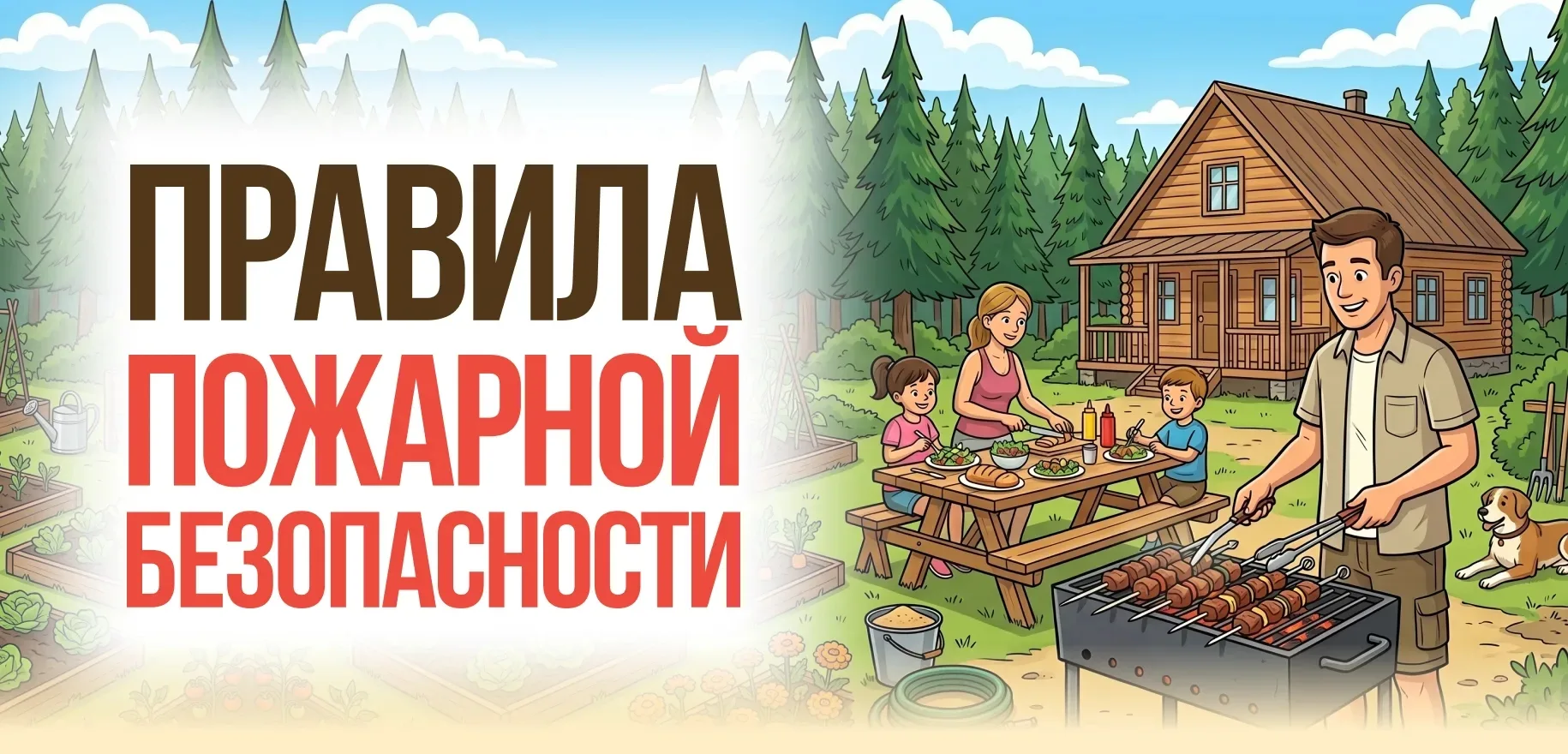 Пожарная безопасность начинается с малого — исправной розетки, правильно установленного мангала и по