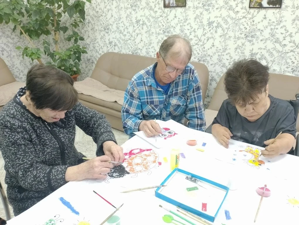 ⚡В стационарном отделении психолог Михайлова  Н. В. провела  занятие «Песочная фантазия».