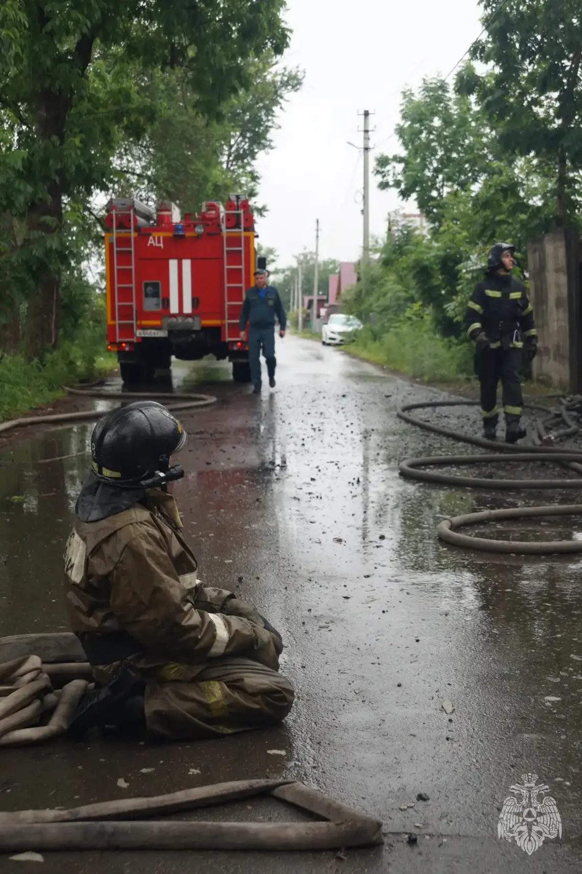 🔥Пожар ликвидирован, люди спасены