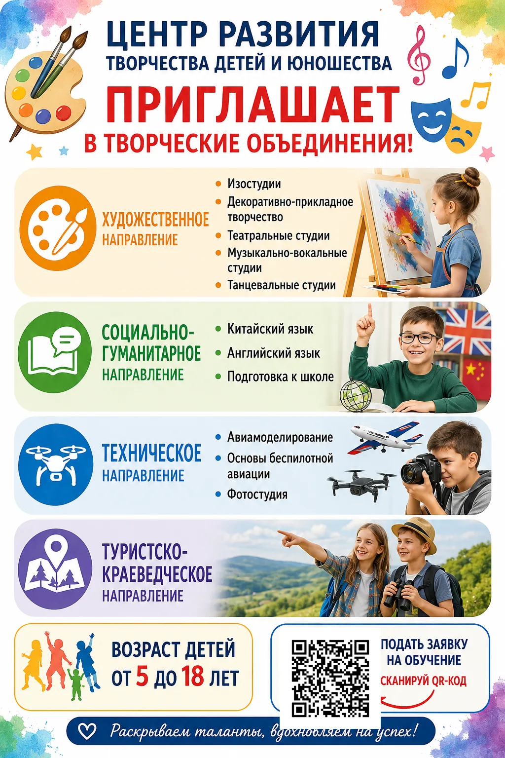 🌟 Помогите ребёнку найти своё любимое дело!