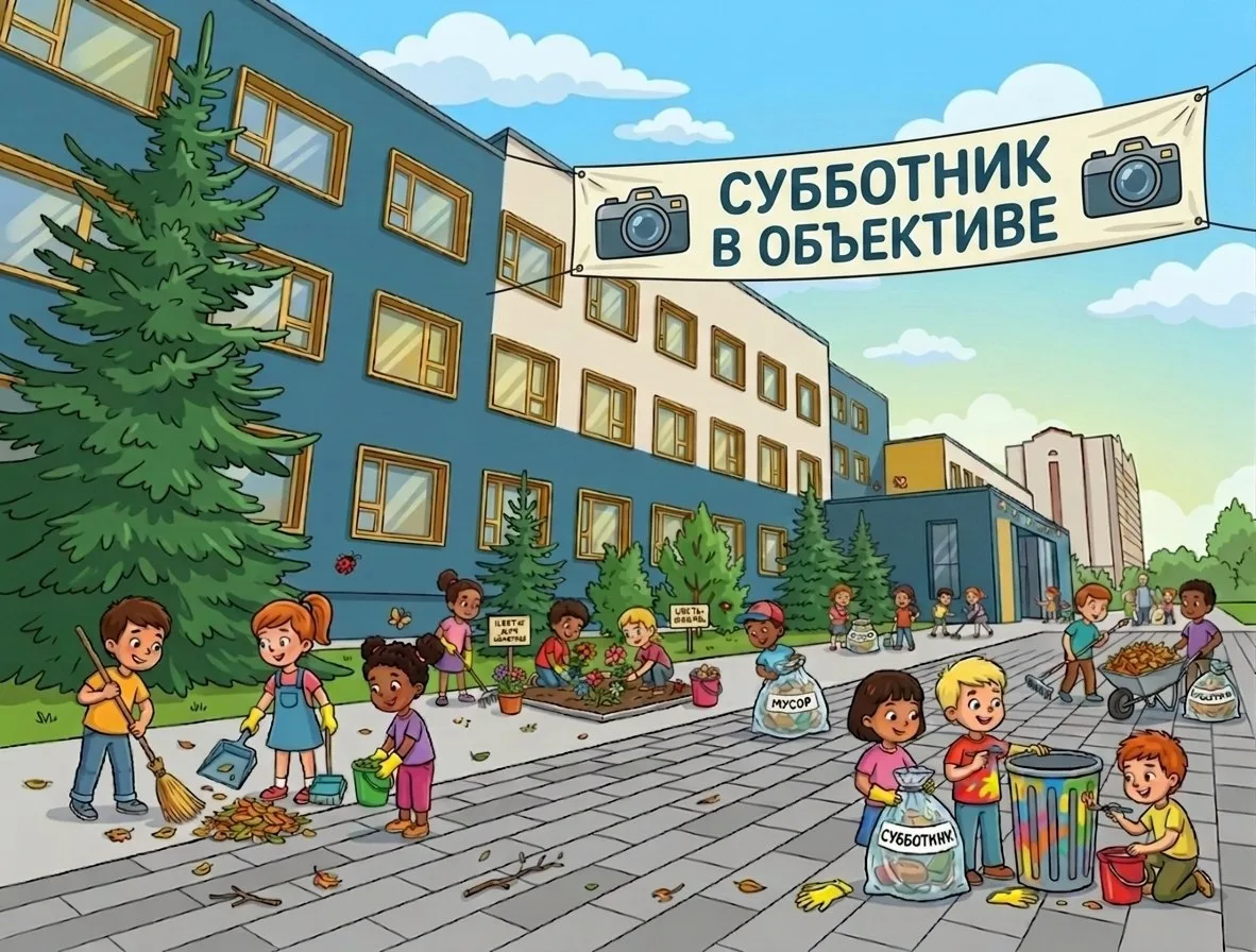 «Субботник в объективе»: покажи, как твой класс наводит порядок!