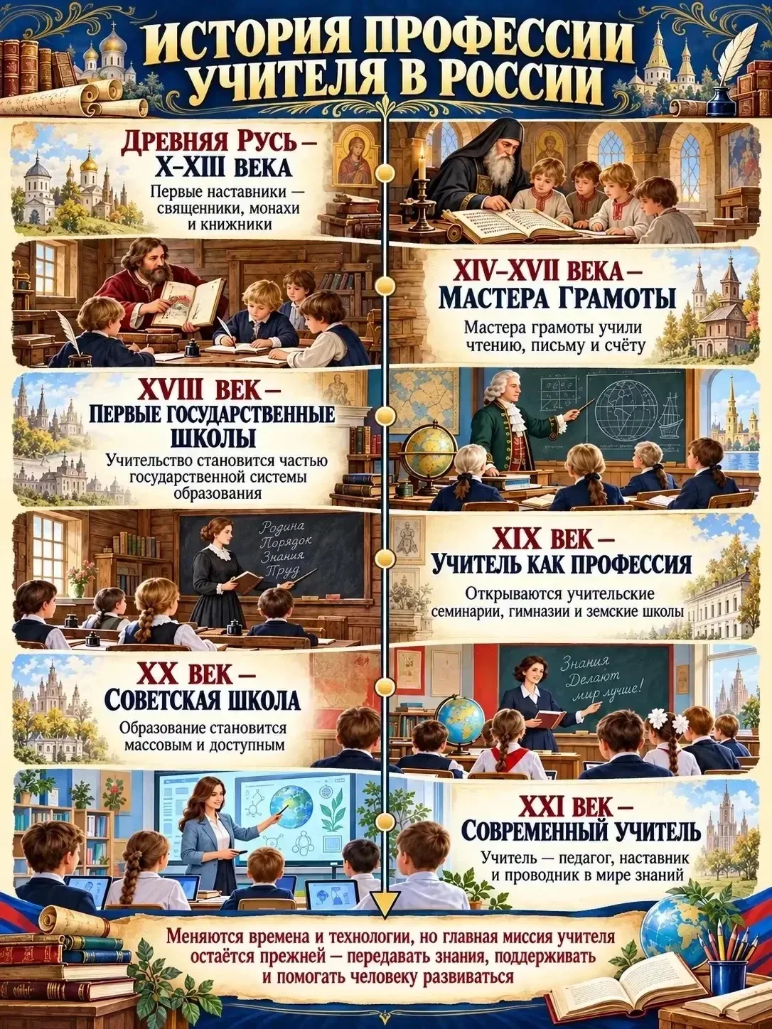 📚 От наставника древности - к учителю будущего ✨