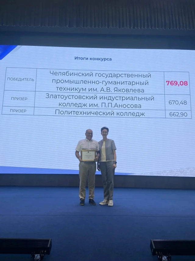 ПОЗДРАВЛЯЕМ КОЛЛЕКТИВ ЗЛАТИК ИМ.П.П. АНОСОВА С ПОБЕДОЙ!