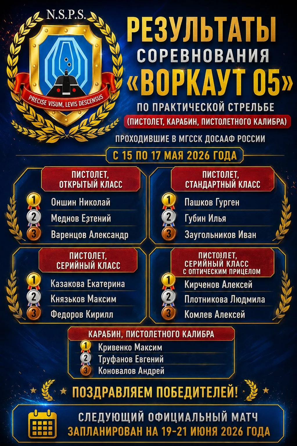 Регистрация на Workout 3.9 «М»-06 уже открыта 🔥