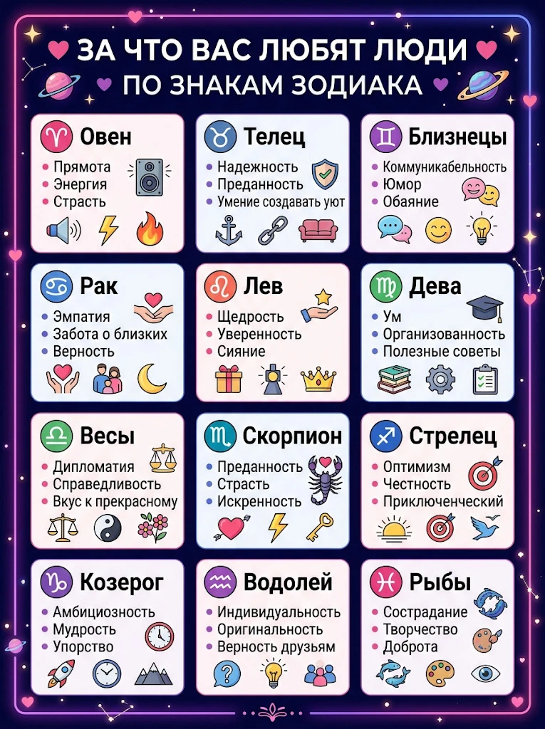 За что вас любят люди ♥️
