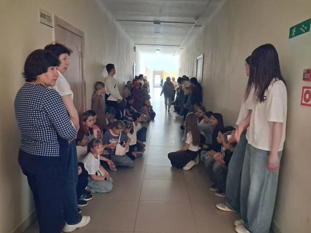 В пришкольном лагере «Веснушки» прошли учения по гражданской обороне.