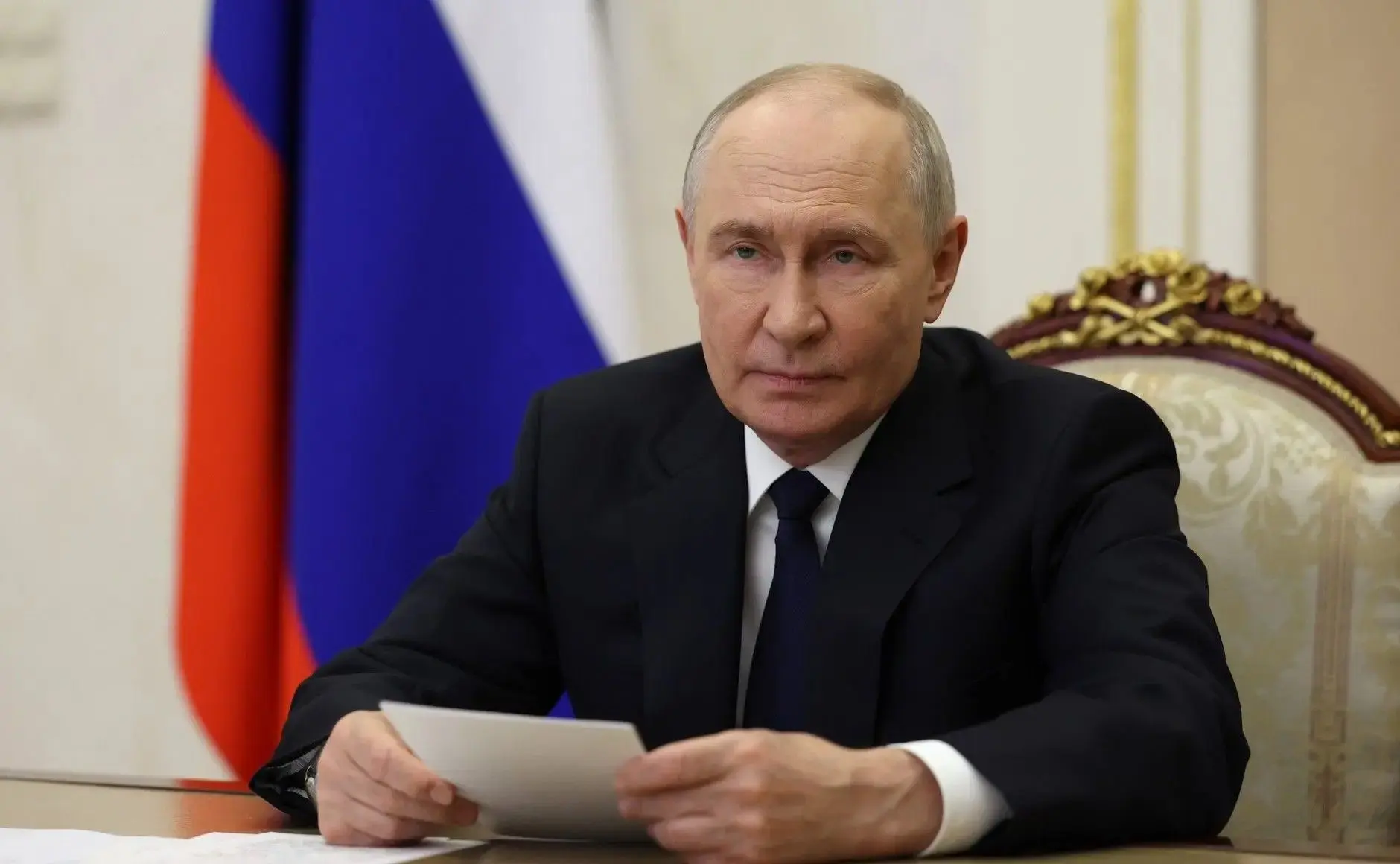 Принял участие во встрече Президента Российской Федерации Владимира Владимировича Путин...