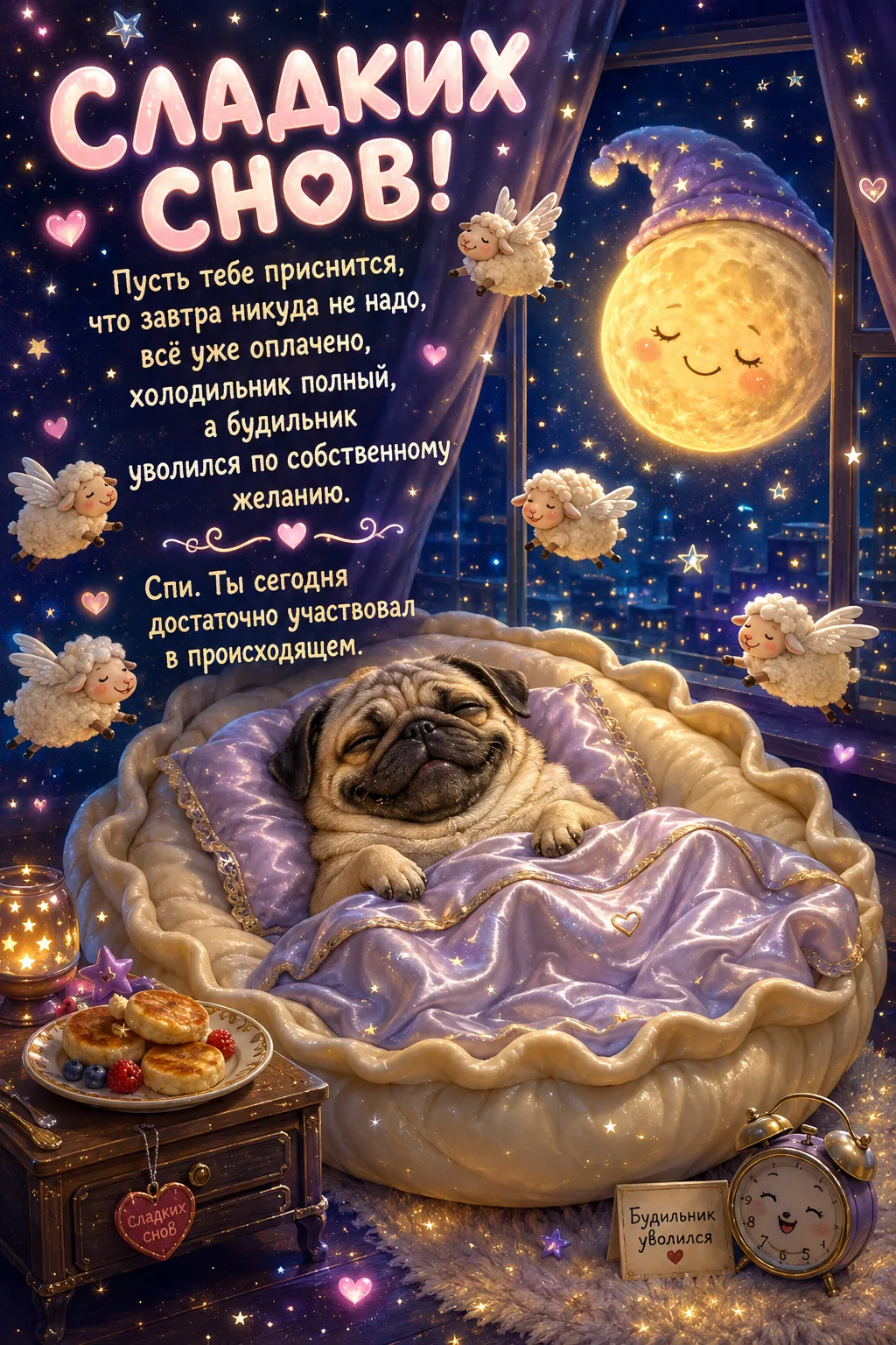 Немного уюта на ночь 🌙✨