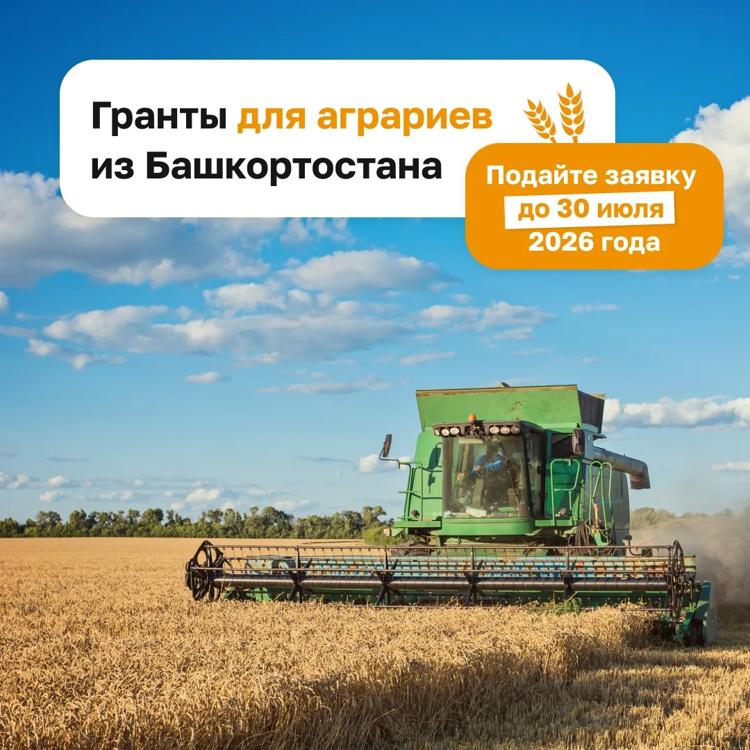 Аграрии из Башкортостана могут получить гранты на развитие крестьянского хозяйства, сел...