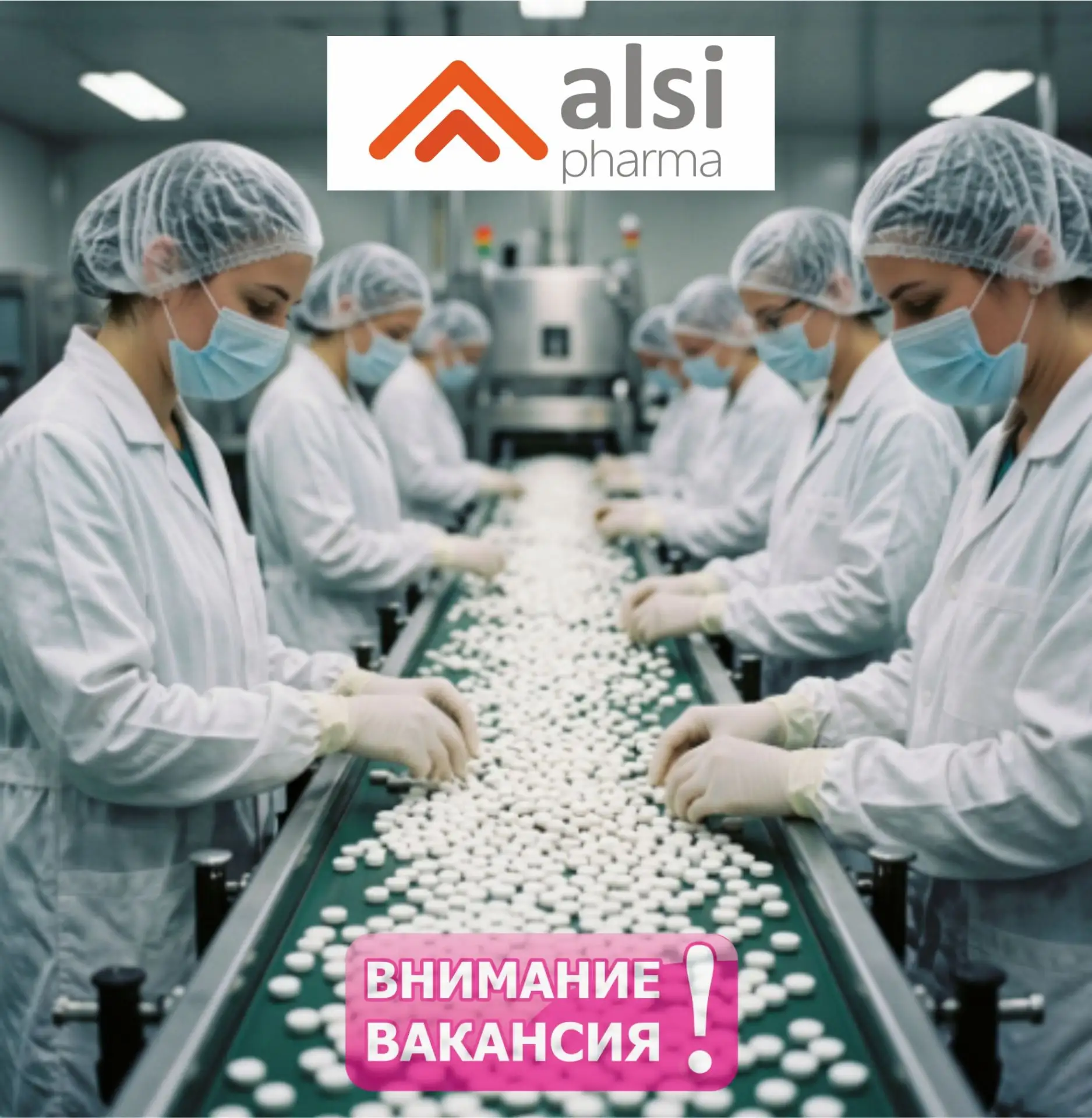 В связи с расширением производства современный фармацевтический завод «АЛСИ Фарма» приг...
