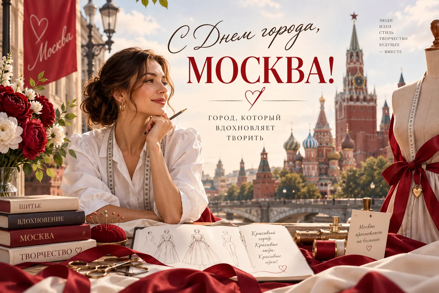 С Днём города, Москва! ❤️
