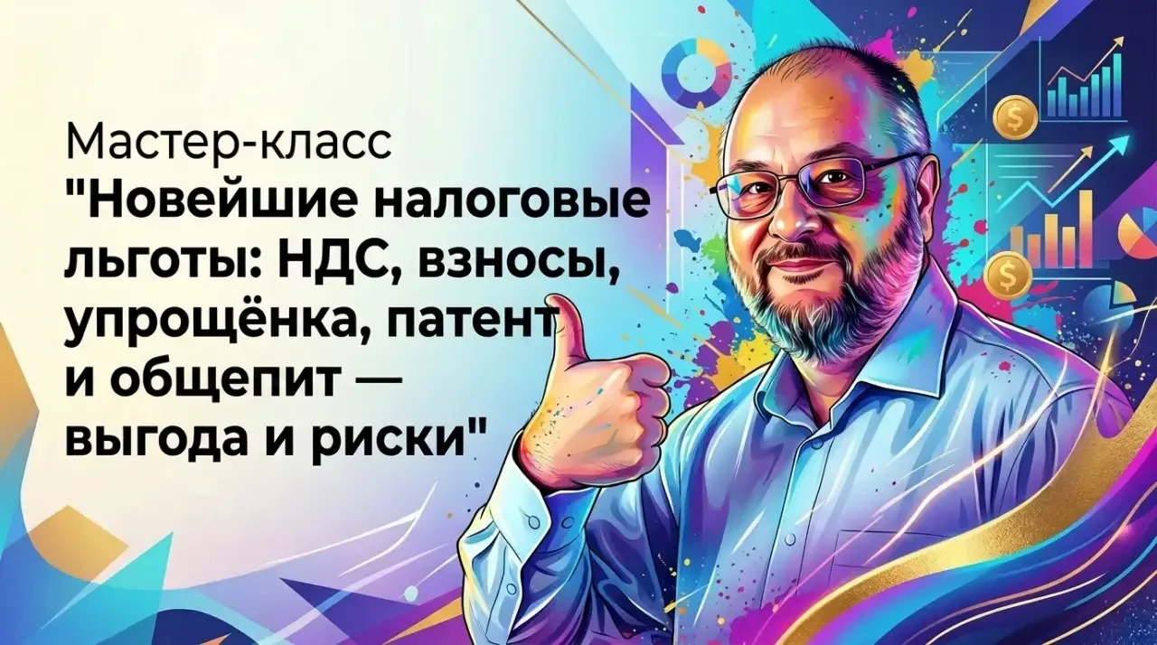 14 МАЯ, 10:00 МСК — наш вебинар по новейшим налоговым льготам.
