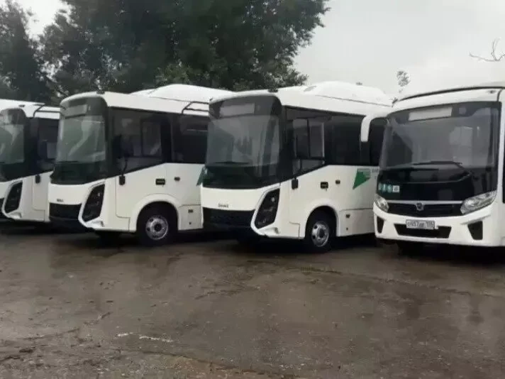 Еще 20 новых современных автобусов среднего класса марки «СИМАЗ» прибыли в Пятигорск
