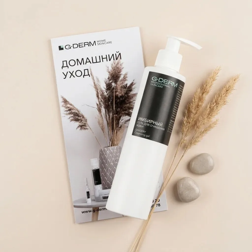 ✨ Имбирный гель для очищения кожи G-DERM — свежесть и тонус каждый день!