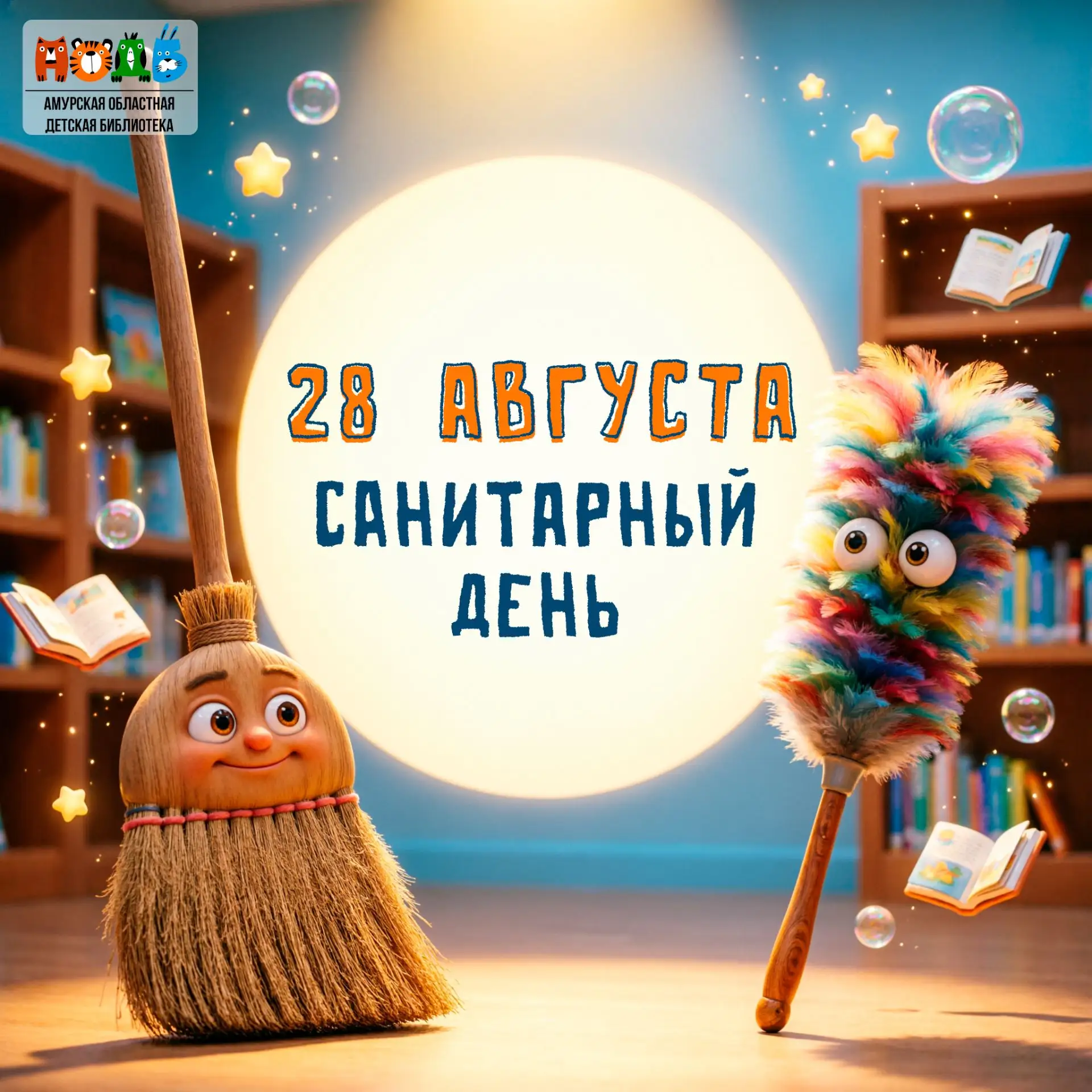 ❗️В санитарный день библиотека закрыта для посещения.