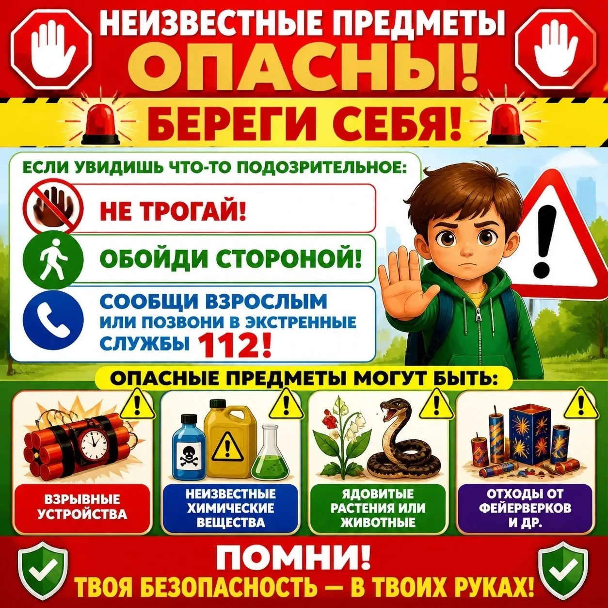 🔹 ПРО безопасность 💥Весна — время прогулок, поездок, игр на свежем воздухе и долгих вечеров на улице