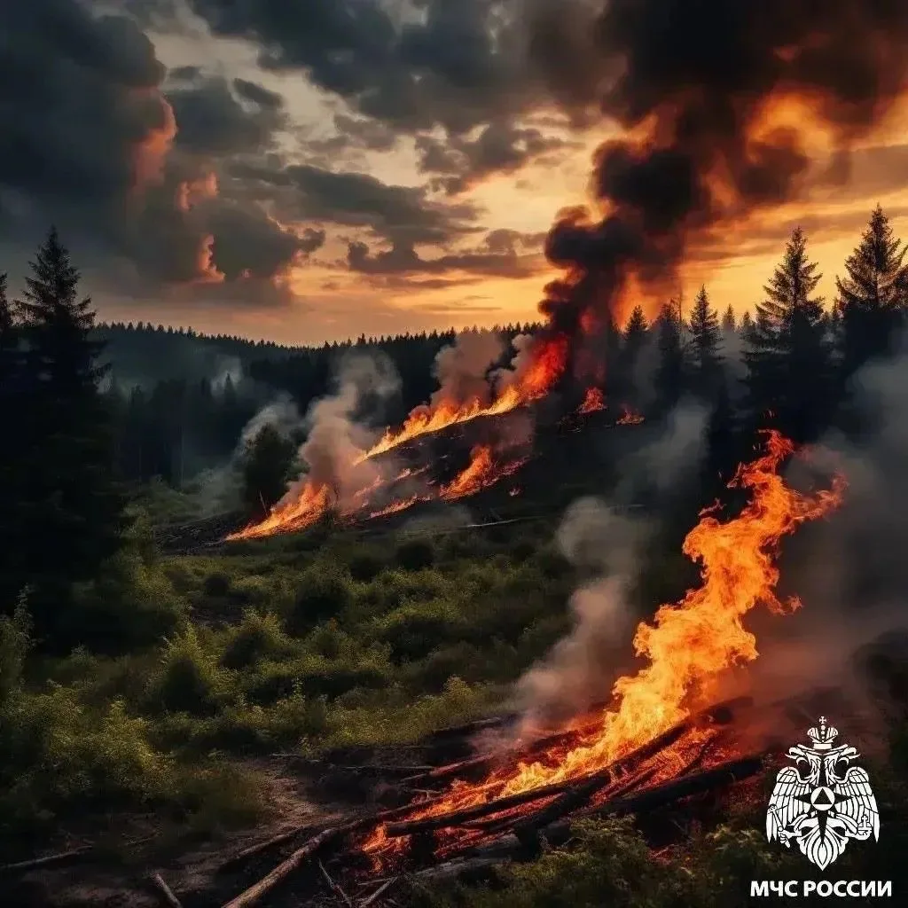 🛑 Экстренное предупреждение о высокой и чрезвычайной пожароопасности на территории Кра...