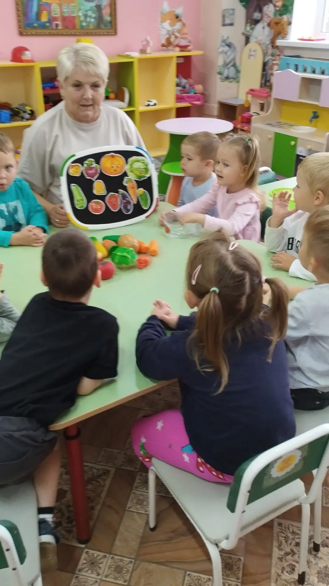 🥕Знакомство с овощами в группе «Ромашка»