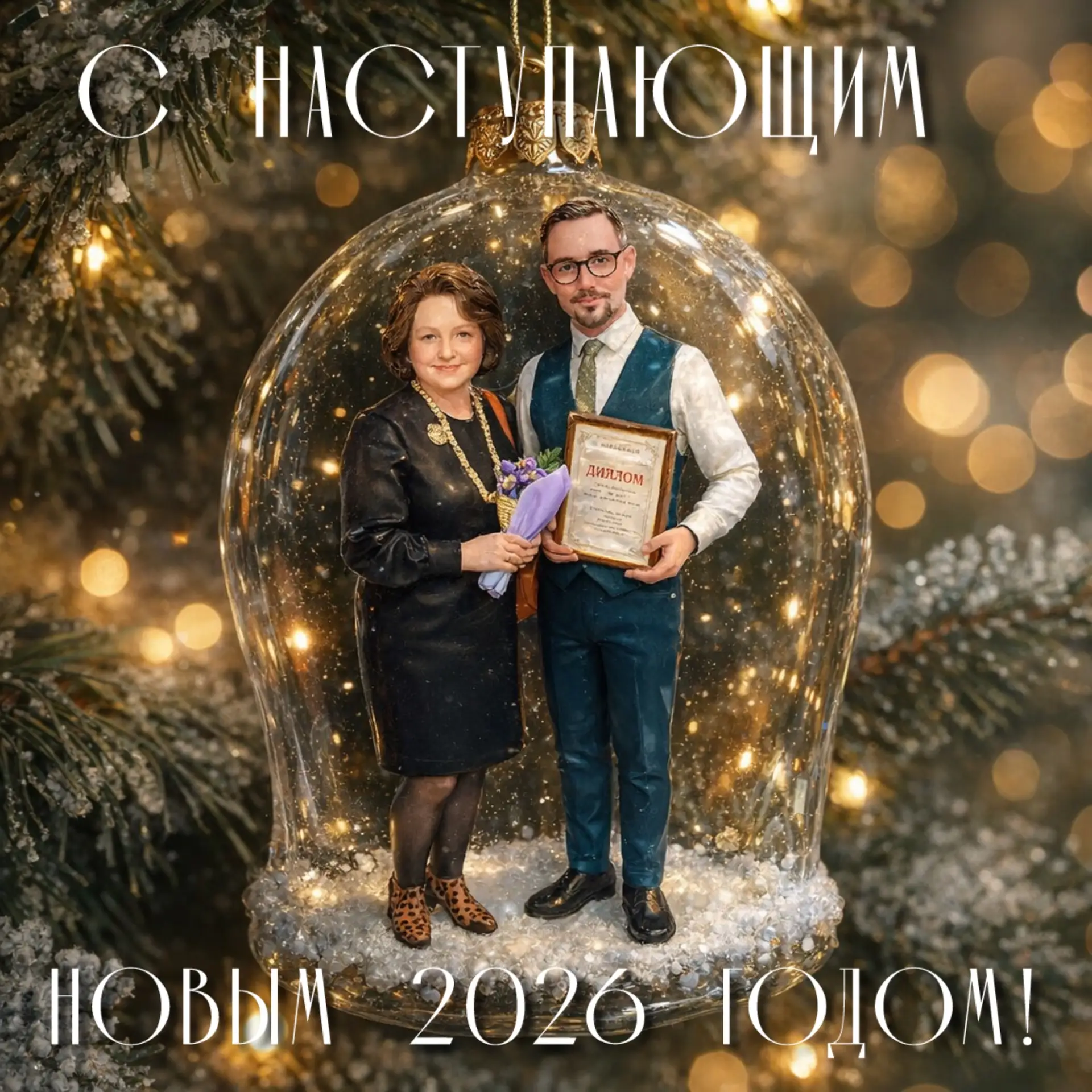 Дорогие друзья! Зрители, коллеги, единомышленники, поздравляем вас с наступающим новым ...