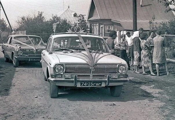 Свадебный кортеж, 1979 год.