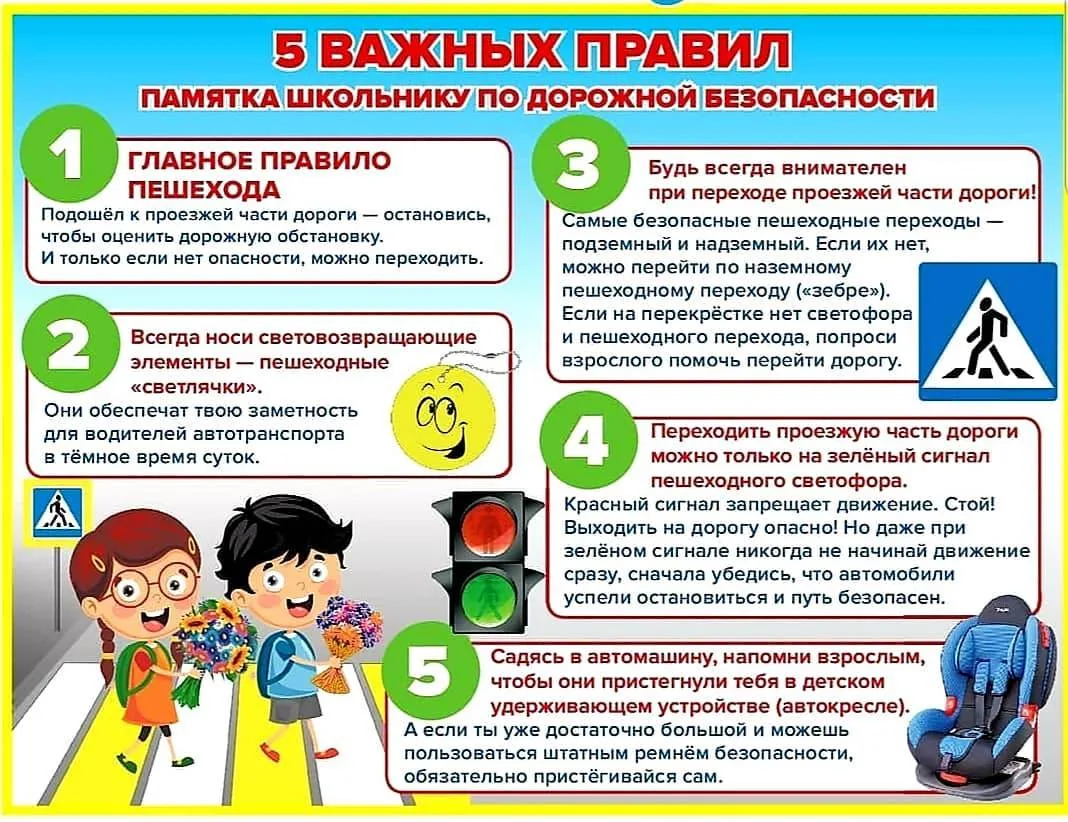 Будьте внимательны на дороге! Соблюдайте правила дорожного движения!