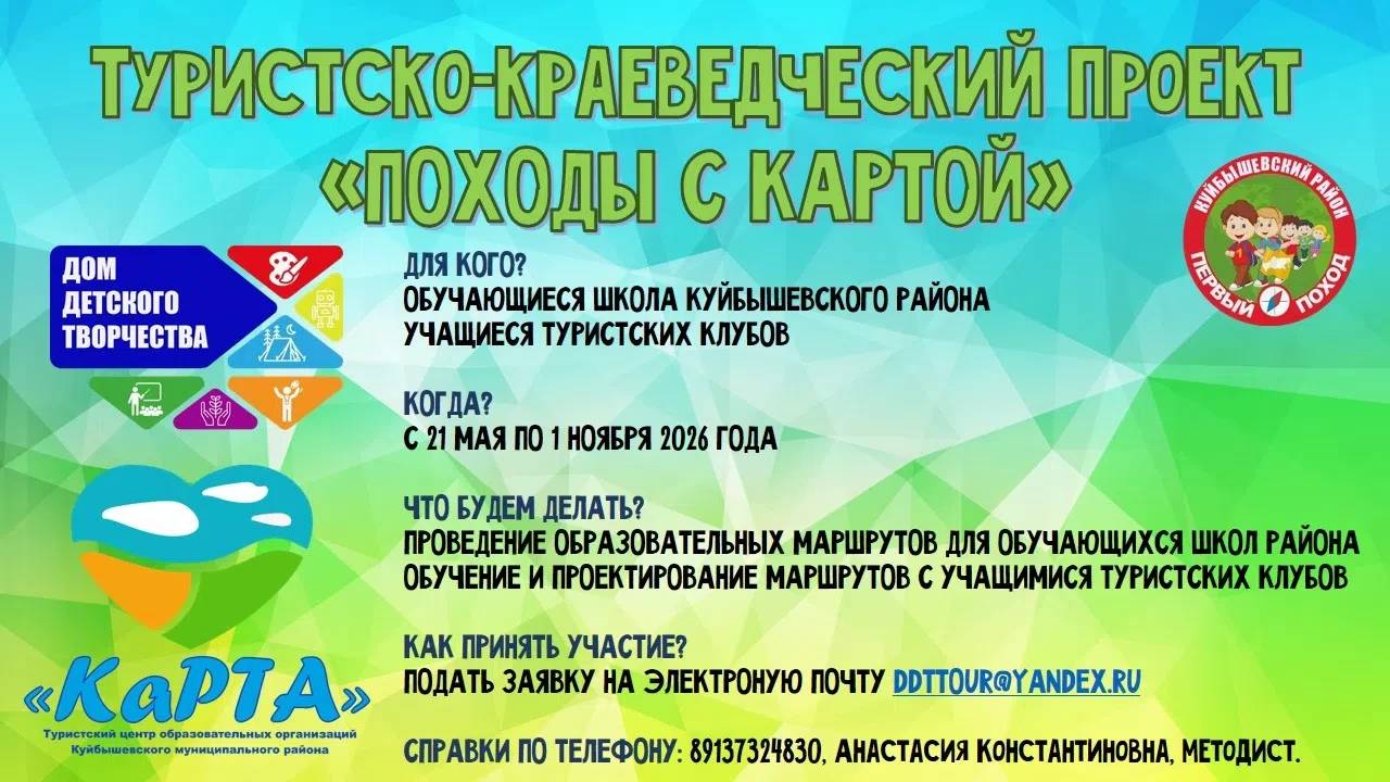 🗺 ВПЕРЕД, К ПРИКЛЮЧЕНИЯМ! «ПОХОДЫ С КАРТОЙ» ждут тебя!