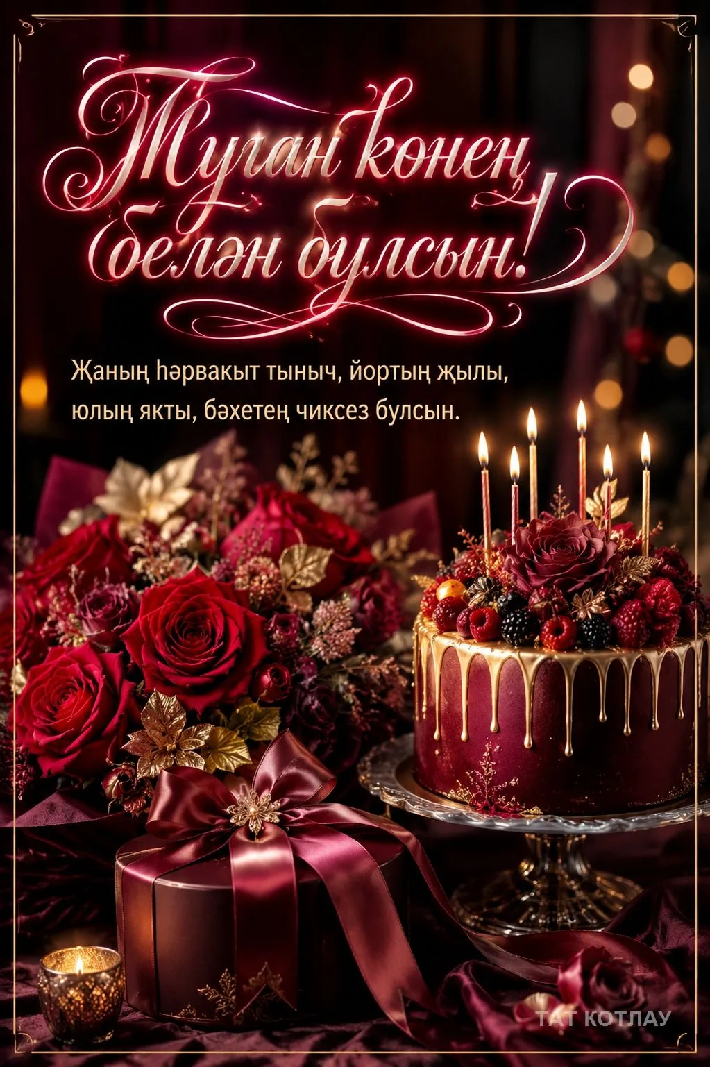 👍 Туган конен белэн