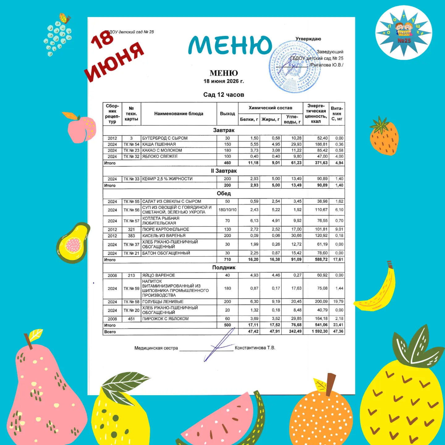 #Меню25