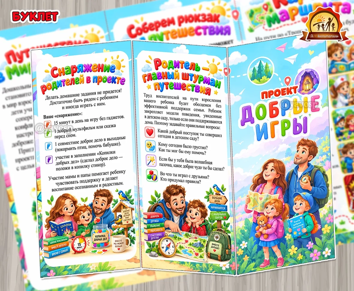 Буклет «Проект Добрые игры»