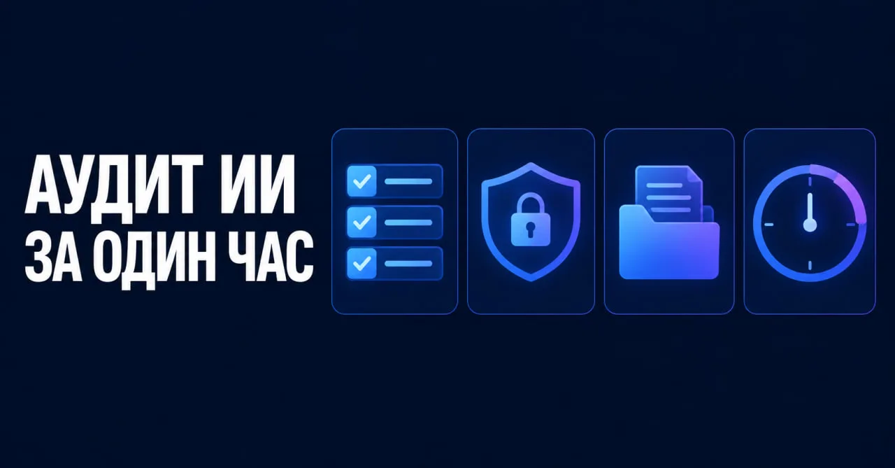 🔎 Аудит применения ИИ за один час: 10 пунктов