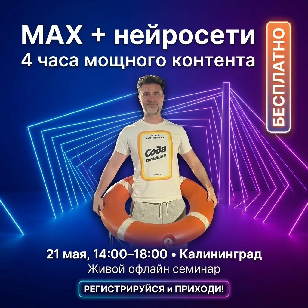 До долгожданного семинара по MAX осталось 4 дня...