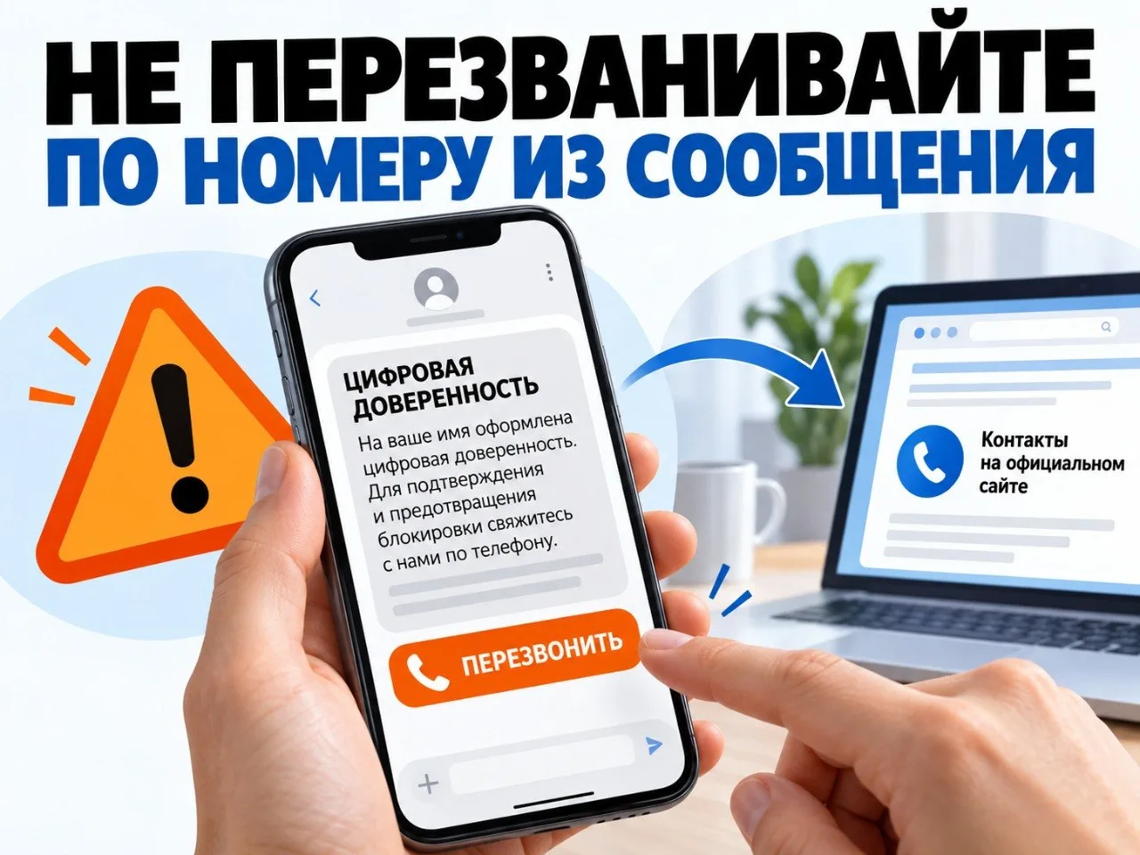 📣«Перезвоните в ведомство»: Банк России предупредил о мошеннической схеме
