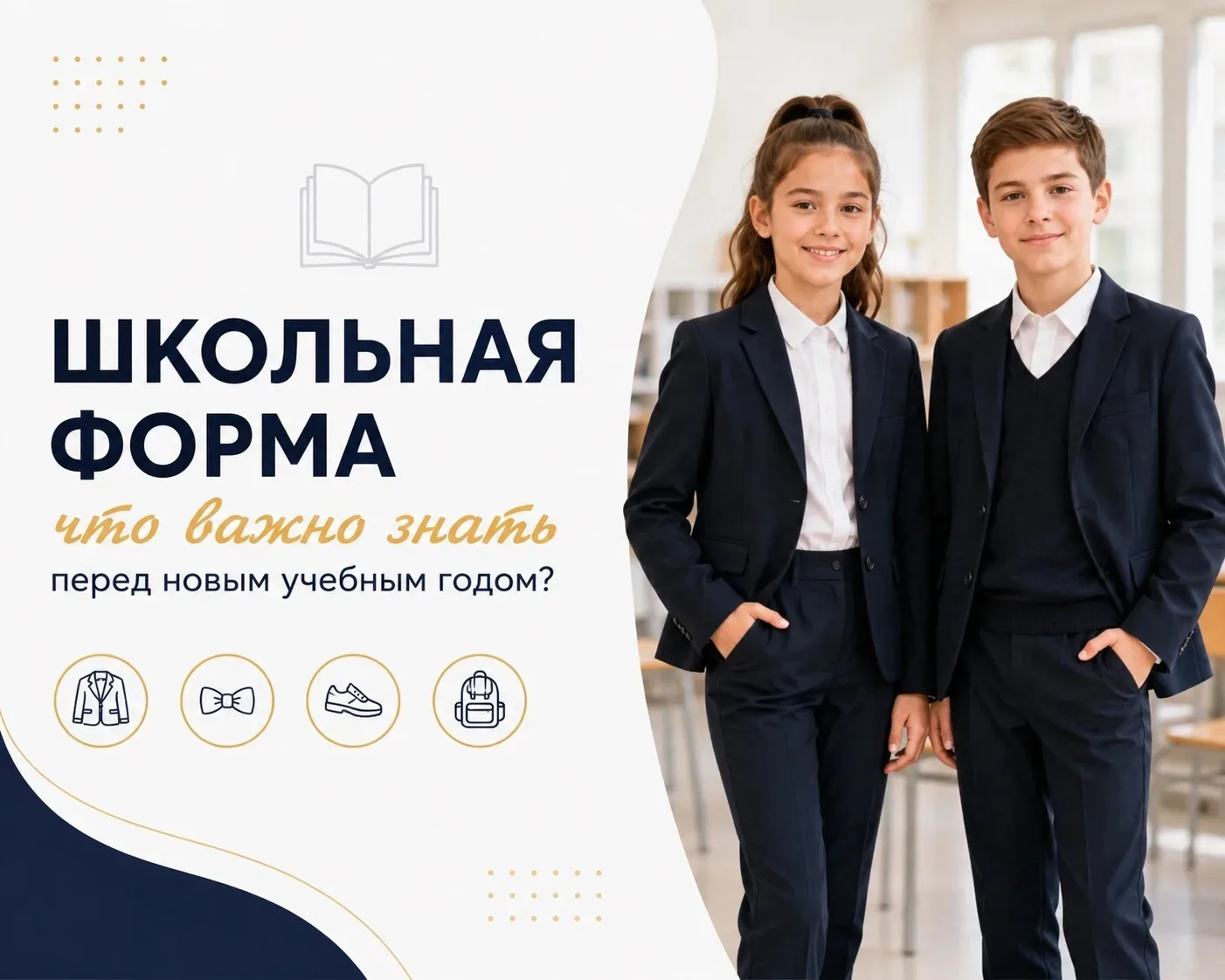 👔 Пора задуматься о школьной форме

Лето пролетает незаметно, а значит, новый учебный год становитс