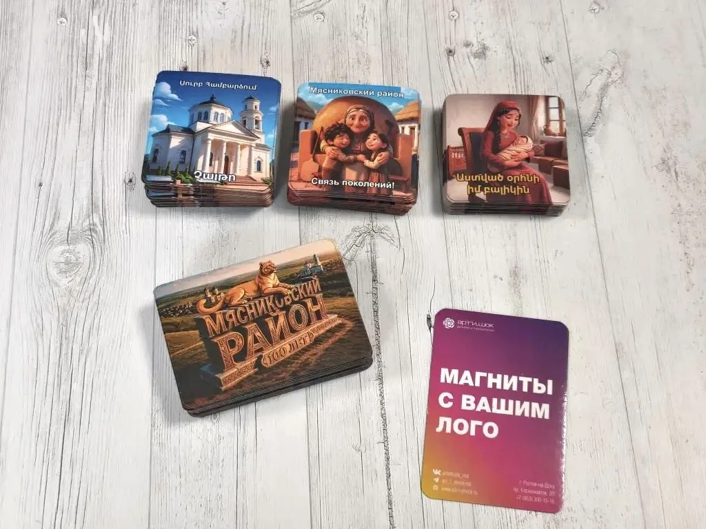 Магниты 🧲 с вашим логотипом🫶🏻