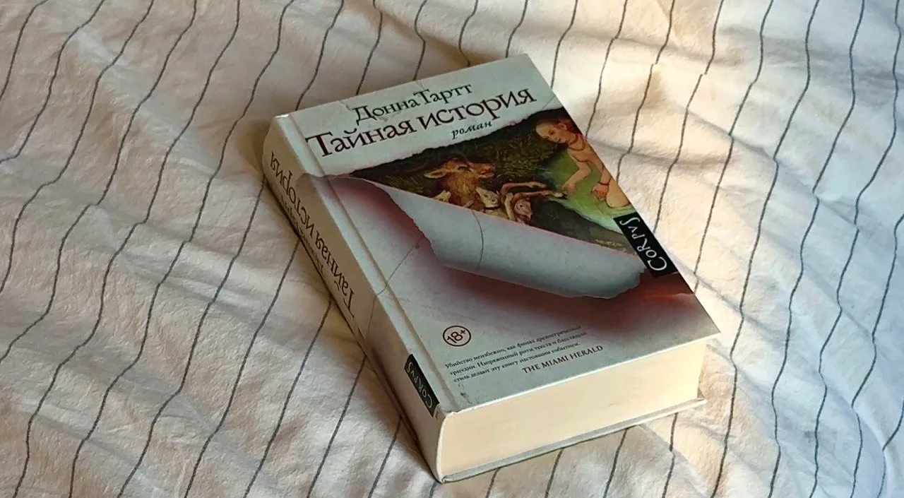тайная история

несколько месяцев назад я купила книжку донны тартт аж на 600 страниц!!

взяла ее с 