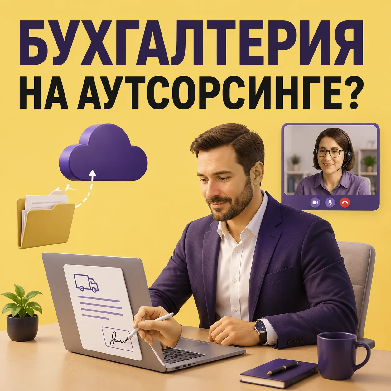 Бухгалтерия на аутсорсинге. А кто будет подписывать ЭТрН?