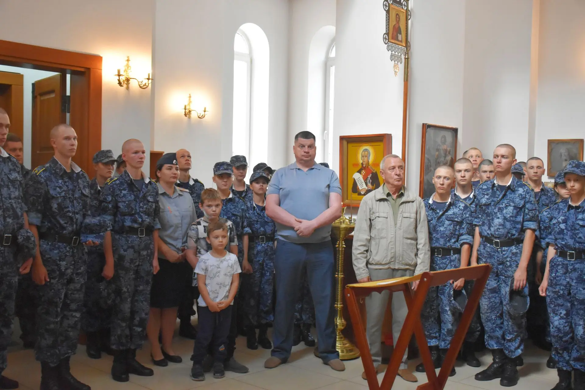 В институте прошел молебен в честь небесного покровителя ФСИН России