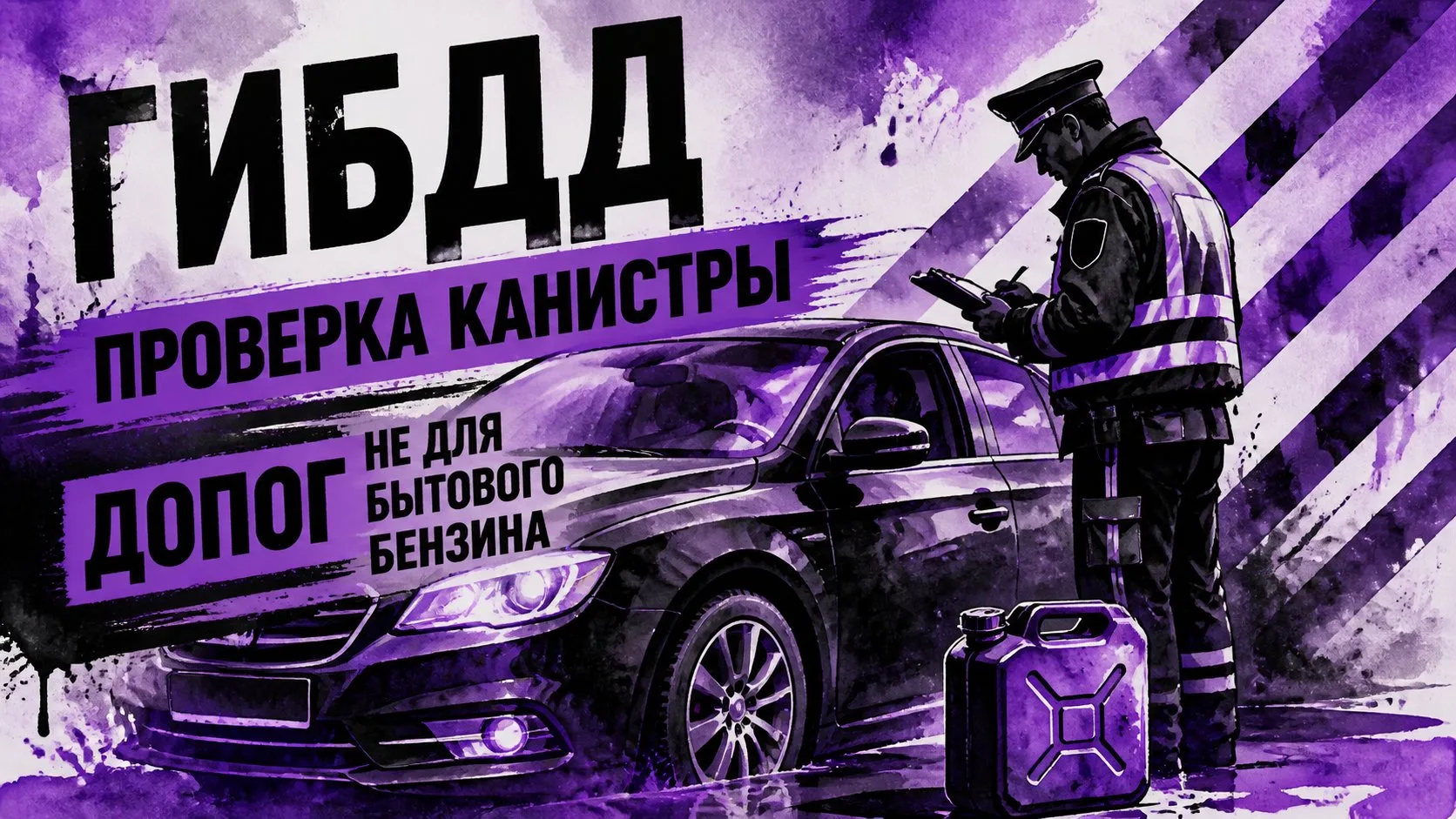 🚗⛽ Канистра бензина в багажнике — это нарушение? Разбираем по закону