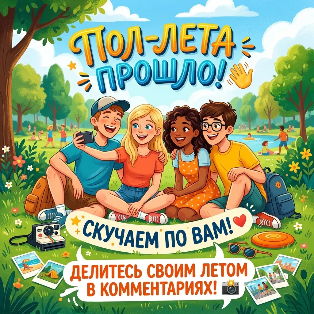 Привет, друзья! 👋

Половина самых теплых, ярких и беззаботных каникул уже осталась позади. В школьн