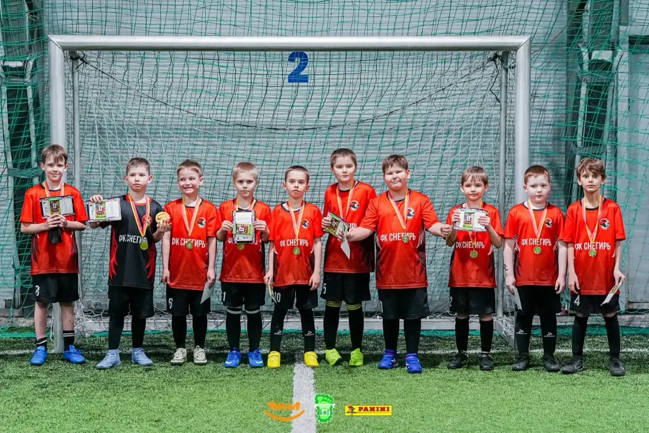 ⚽️ Участие в футбольном турнире ⚽️  04 апреля 2026 года школьный футбольный клуб "Снегирь", игроки 2