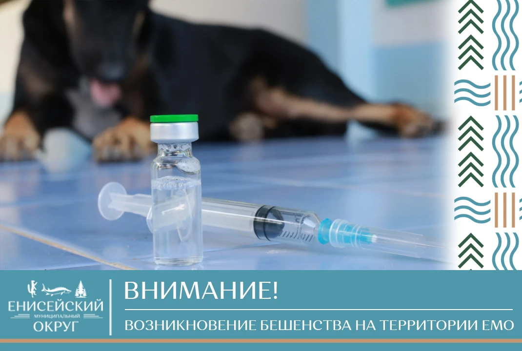Уважаемые жители Енисейского муниципального округа! Уведомляем Вас о возникновении беше...