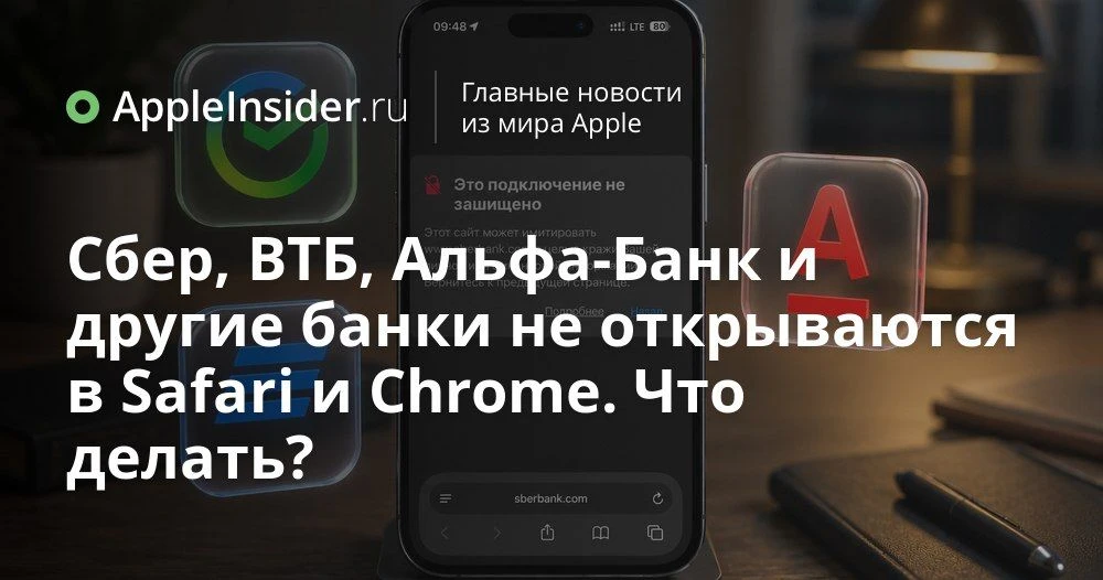 Сайты Сбера и ВТБ не открываются в Safari и Chrome на iPhone: что происходит и при чем ...
