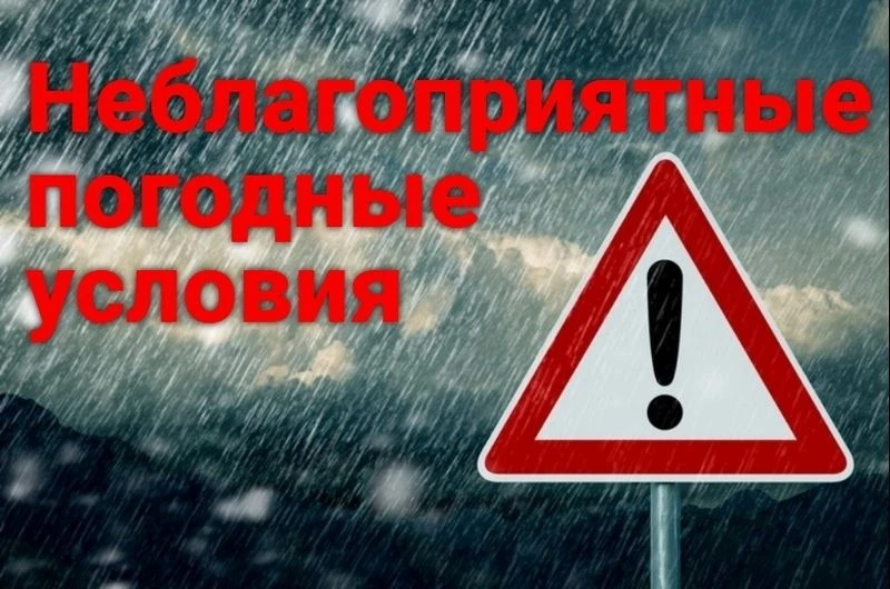 Опасные метеорологические явления прогнозируются: в отдельных восточных районах республ...