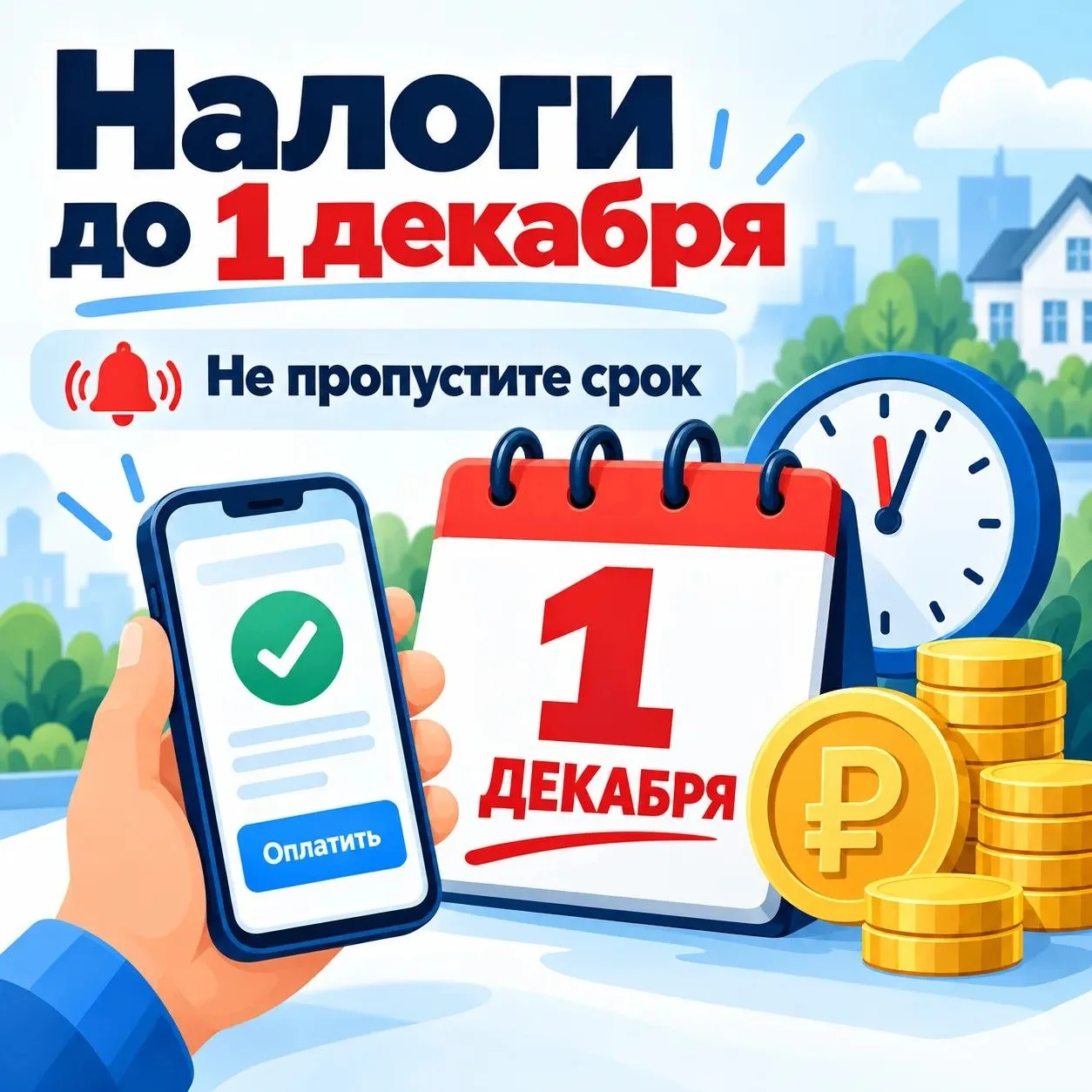 Время платить налоги — не пропустите срок⏰